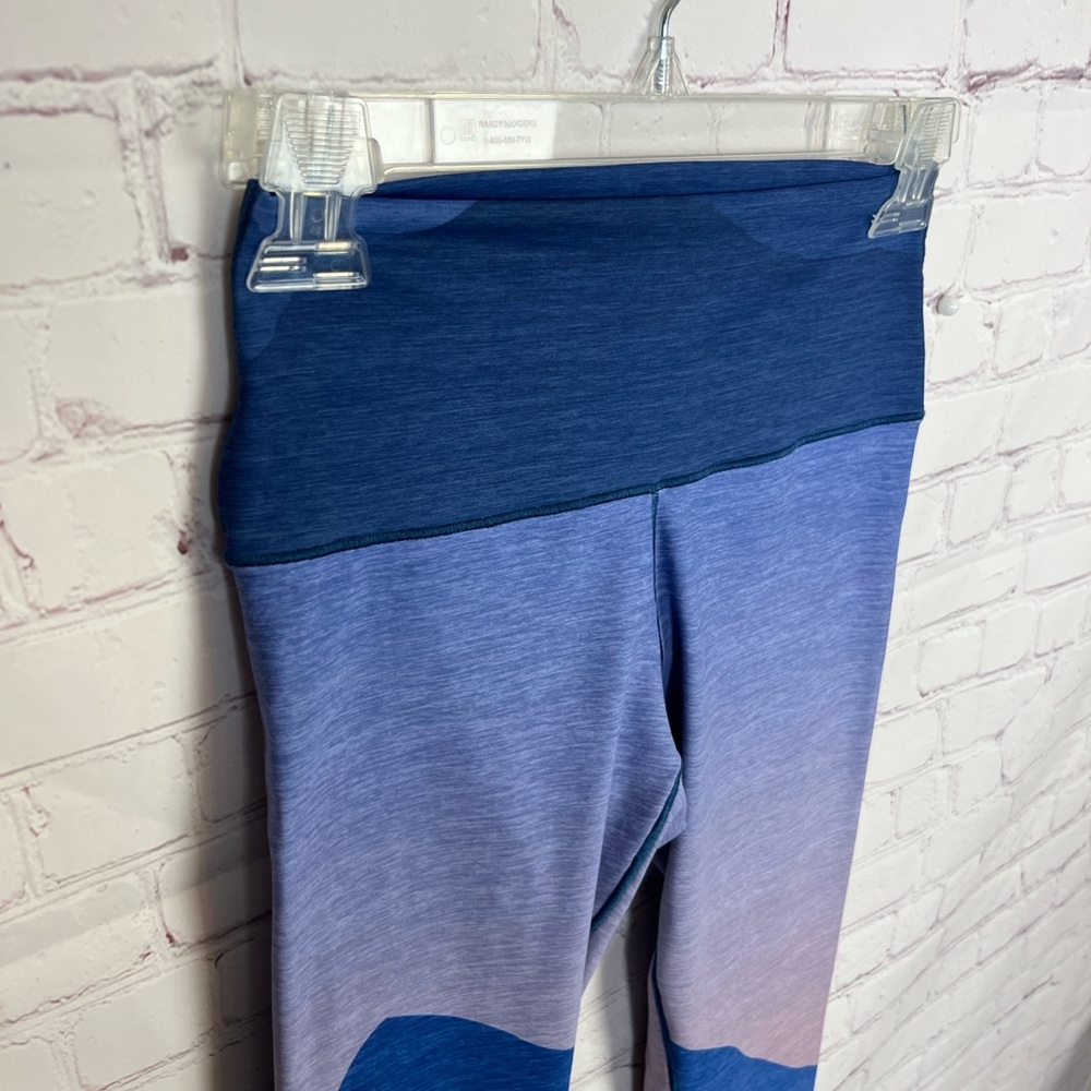 Colorado Threads Mountain Sunset Native Yoga Leggings View 5